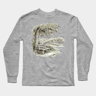 Hand Sketched Long Sleeve T-Shirt